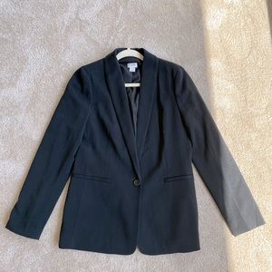 J. Crew Black, One Button Blazer